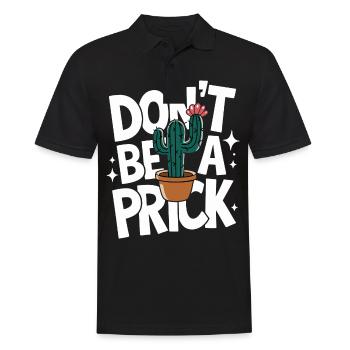 Cactus Cacti Desert Plant - Men's Polo Shirt - black - Front - Kai (181cm)