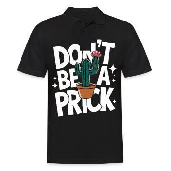 Cactus Cacti Desert Plant - Men's Polo Shirt - black - Front - Kai (181cm)