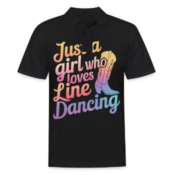 Danse en ligne Danseurs - Polo Homme - noir - Devant - Kai (181cm)