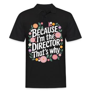 Filmmaker Film Director Cinematographer Film - Men's Polo Shirt - black - Front - Kai (181cm)