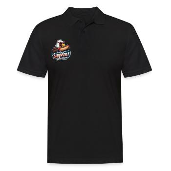 Star Spangled Slobber Knocker - Männer Poloshirt - Schwarz - Vorne - Kai (181cm)