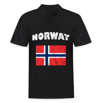 Drapeau norvégien - Polo Homme - noir - Devant - Kai (181cm)