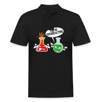 Chimie chimie chimie professeur cadeau étudiant - Polo Homme - noir - Devant - Kai (181cm)