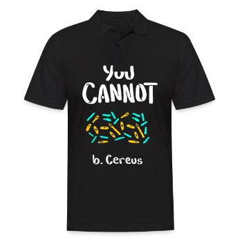 Biologie Mikrobiologie Bakterien Lehrer Geschenk - Männer Poloshirt - Schwarz - Vorne - Kai (181cm)