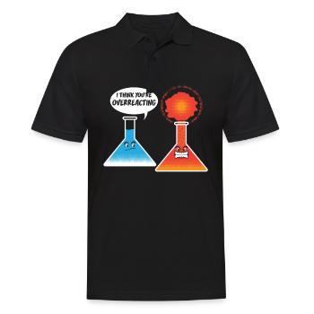 Chimie chimie chimie professeur cadeau étudiant - Polo Homme - noir - Devant - Kai (181cm)