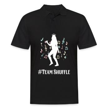 Équipe Shuffle Dance Dance Disco Techno Gift - Polo Homme - noir - Devant - Kai (181cm)
