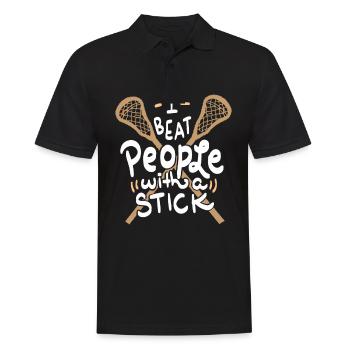 Lacrosse Lacross Lacrosse Gift Player - Polo Homme - noir - Devant - Kai (181cm)