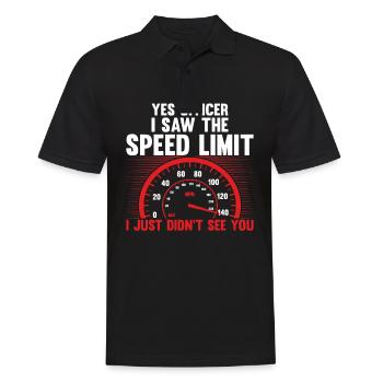 Tuner Tuner Course automobile voiture de course voiture de sport drag - Polo Homme - noir - Devant - Kai (181cm)