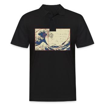 Mathematik Mathematiker Mathelehrer Fibonacci - Männer Poloshirt - Schwarz - Vorne - Kai (181cm)