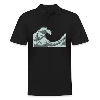 Mathematik Mathematiker Mathelehrer Fibonacci - Männer Poloshirt - Schwarz - Vorne - Kai (181cm)