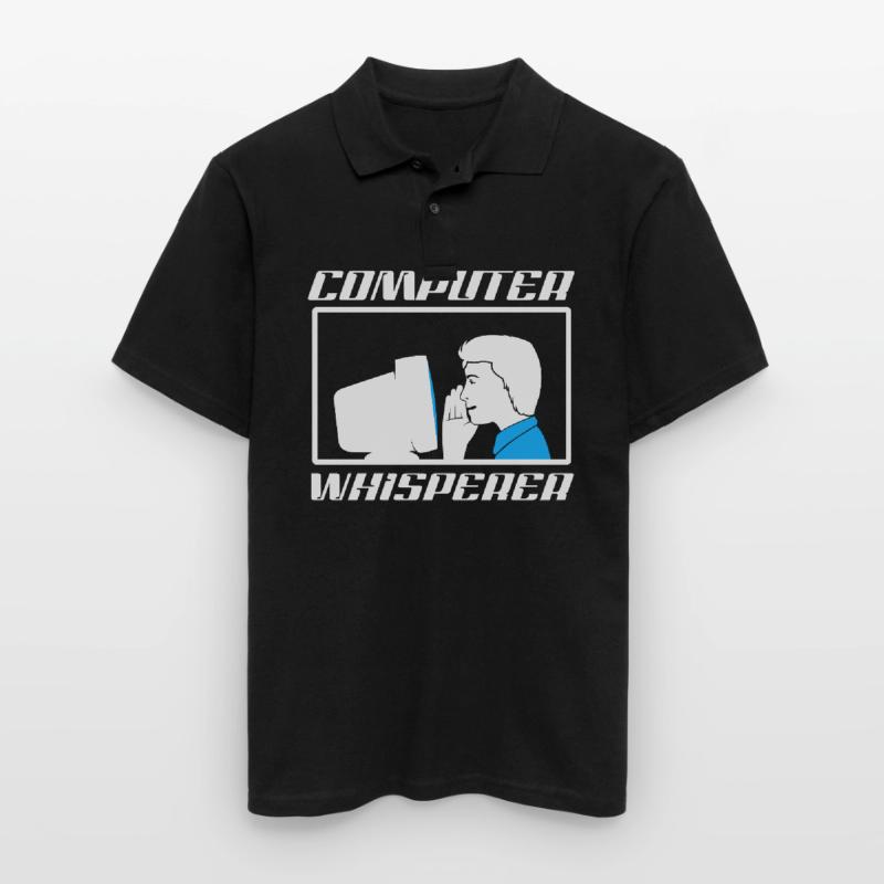 Programmierer Informatiker Computer Whisperer Männer Poloshirt