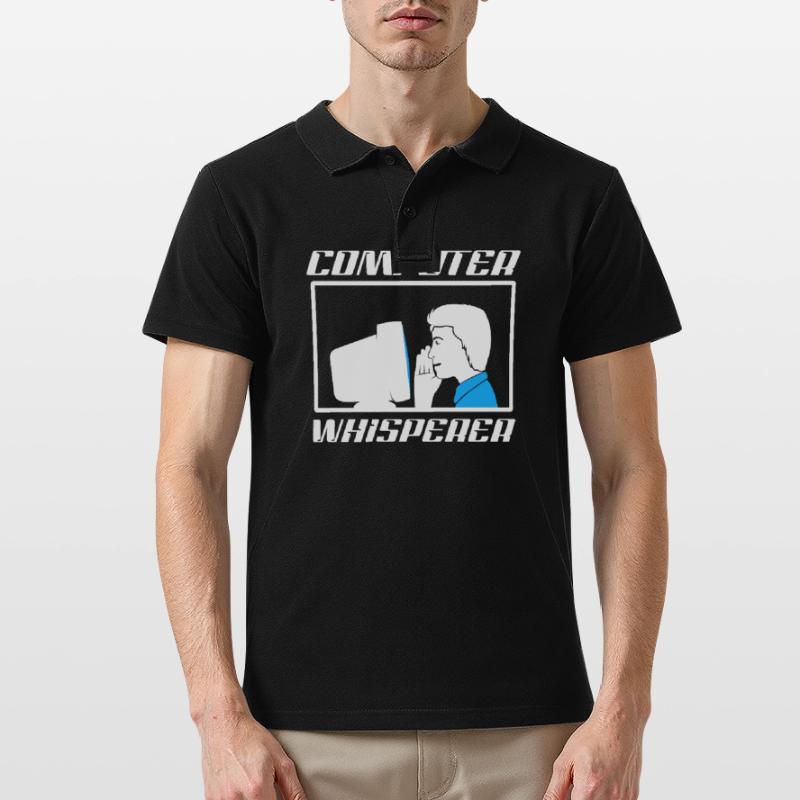 Programmierer Informatiker Computer Whisperer Männer Poloshirt