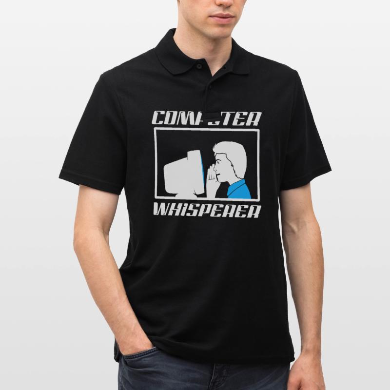 Programmierer Informatiker Computer Whisperer Männer Poloshirt