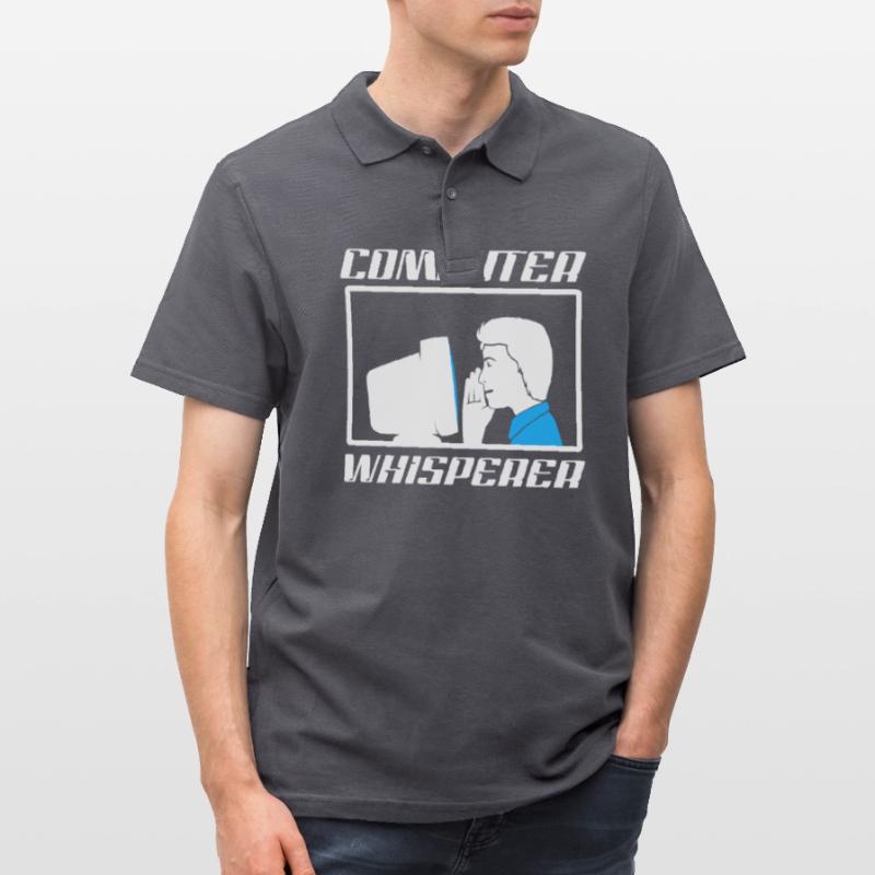 Programmierer Informatiker Computer Whisperer Männer Poloshirt