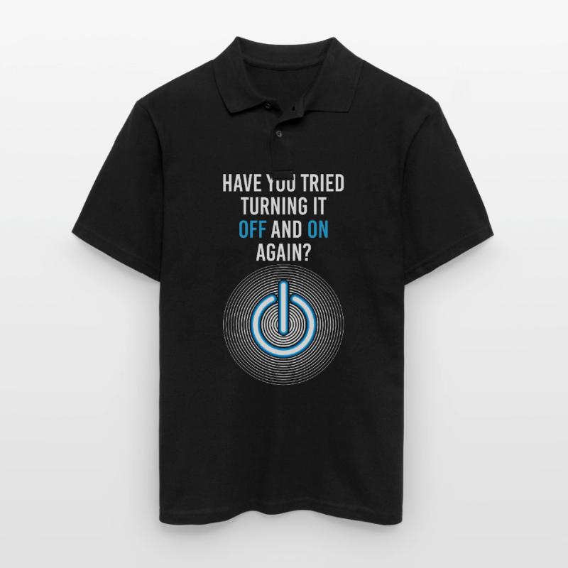 Programmeur-programmeur Informaticien Nerd Geek Support Polo Homme