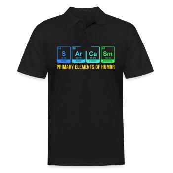 Physique Physicien Physique Enseignant Enseignant Science - Polo Homme - noir - Devant - Kai (181cm)