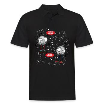 Physics Physicist Physics Teacher Teacher Science Atom - Men's Polo Shirt - black - Front - Kai (181cm)