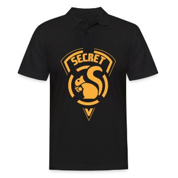 Société secrète agent secret détective espionnage - Polo Homme - noir - Devant - Kai (181cm)