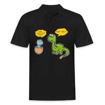 Athéisme Science athée Science des dinosaures - Polo Homme - noir - Devant - Kai (181cm)