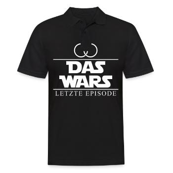 JGA Junggesellenabschied Polterabend Das Wars - Männer Poloshirt - Schwarz - Vorne - Kai (181cm)