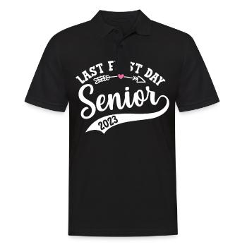My Last First Day Senior Class Of 2023 - Männer Poloshirt - Schwarz - Vorne - Kai (181cm)