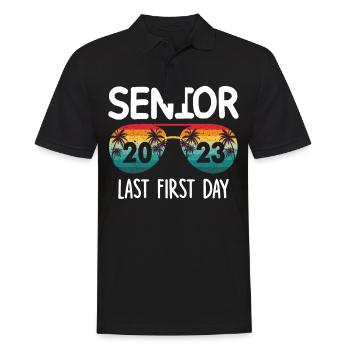 Senior dernier premier jour - Polo Homme - noir - Devant - Kai (181cm)