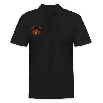 Erntedank Trupp - Männer Poloshirt - Schwarz - Vorne - Kai (181cm)