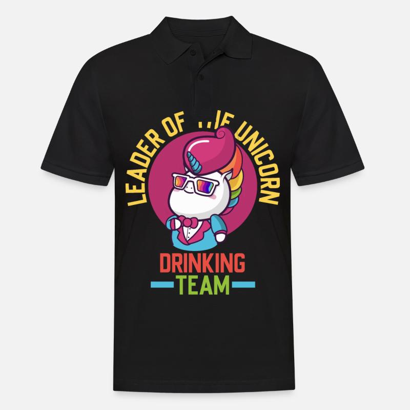 Patron licorne - Polo Homme - noir