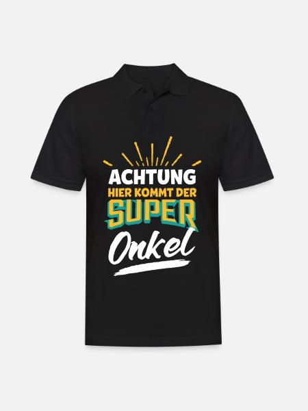 Uncle Super Uncle - Men's Polo Shirt - black