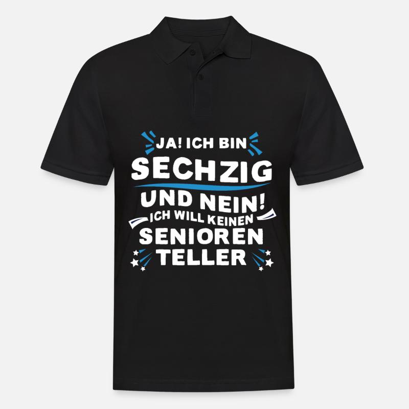 60. Geburtstag - Männer Poloshirt - Schwarz