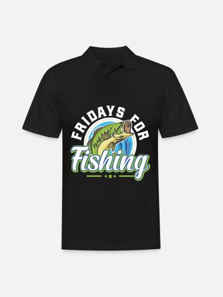 Angler - Men's Polo Shirt - black