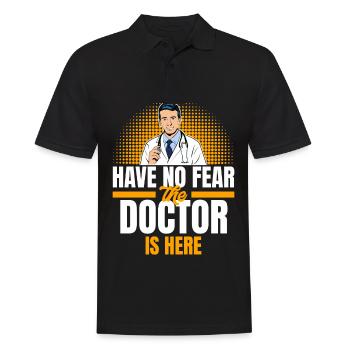 Docteur docteur - Polo Homme - noir - Devant - Kai (181cm)