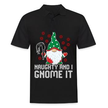 Pull de Noël laid drôle - Polo Homme - noir - Devant - Kai (181cm)
