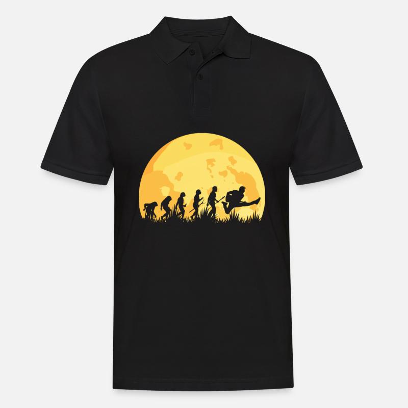 Evolution guitare guitariste guitariste - Polo Homme - noir