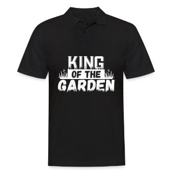 Gardener Garden King of the Garden Cadeaux - Polo Homme - noir - Devant - Kai (181cm)