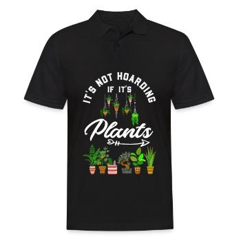 Hobby Gardener Gardener - Men's Polo Shirt - black - Front - Kai (181cm)