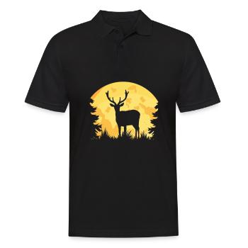 Hunting Hunter Hunting - Men's Polo Shirt - black - Front - Kai (181cm)