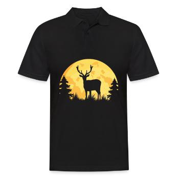 Hunting Hunter Hunting - Men's Polo Shirt - black - Front - Kai (181cm)