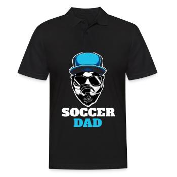 Drôle de père du football - Polo Homme - noir - Devant - Kai (181cm)