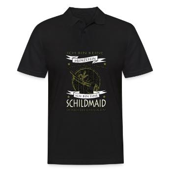 Geschenk Viking Walhalla Wikinger göttervater - Männer Poloshirt - Schwarz - Vorne - Kai (181cm)