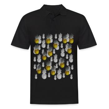 ananas - Polo Homme - noir - Devant - Kai (181cm)