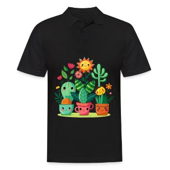 Amis des plantes - Polo Homme - noir - Devant - Kai (181cm)