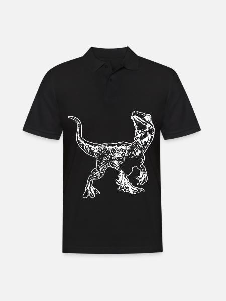 Velociraptor - Men's Polo Shirt - black