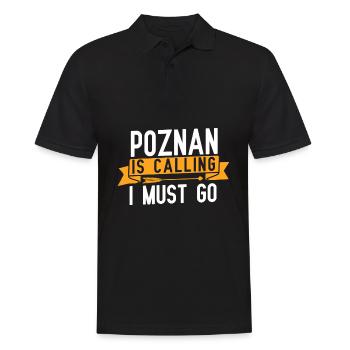 Poznań appelle et je dois y aller - Polo Homme - noir - Devant - Kai (181cm)