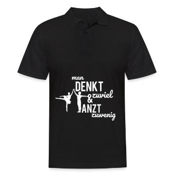 Tanz Tänzer Dance Tanzt mehr Tanzleherer - Männer Poloshirt - Schwarz - Vorne - Kai (181cm)