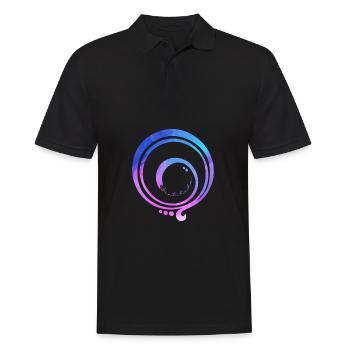 Reiki Chakra Spirituelle Meditation - Männer Poloshirt - Schwarz - Vorne - Kai (181cm)