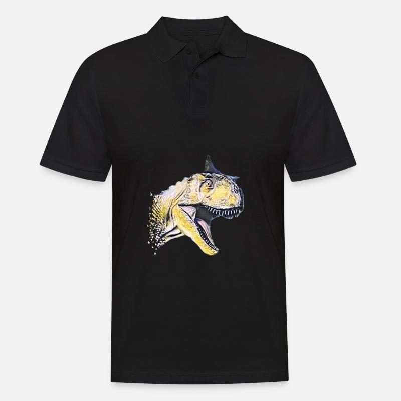 Carnotaurus - Männer Poloshirt - Schwarz