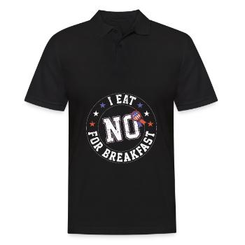 I Eat 'No' For Breakfast pour les fans de Kamala Harris - Polo Homme - noir - Devant - Kai (181cm)