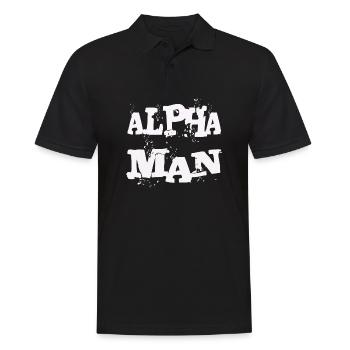 ALPHA MAN - Polo Homme - noir - Devant - Kai (181cm)