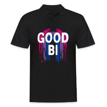 Good Bi Bisexual Pride Month Bi Pride LGBT - Men's Polo Shirt - black - Front - Kai (181cm)
